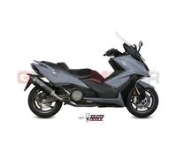 Auspuff exhaust MIVV Speed Edge Schwarz Edelstahl fur Kymco Ak 550 2017 2020