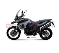Auspuff exhaust MIVV Suono Schwarz Edelstahl fur Bmw F 800 Gs 2008 > 2017