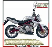 Auspuff exhaust MIVV X-cone Edelstahl fur Kawasaki Er-6N F 2005 > 2011