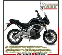 Auspuff exhaust MIVV X-cone Edelstahl fur Kawasaki Versys 650 2006 > 2014