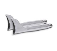 Auspuff Fishtail paar für Honda Rebel 500 chrom