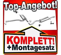 Auspuff für AUDI A4 (B5) 1.6 Stufenheck / Kombi Avant Auspuffanlage