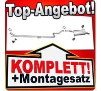 Auspuff für CITROEN BERLINGO (B9) PEUGEOT PARTNER II 1.6 HDI 110PS mit DPF 08-10