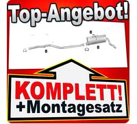 Auspuff für CITROEN BERLINGO / PEUGEOT PARTNER 1.9 D 2001-2002 Auspuffanlage