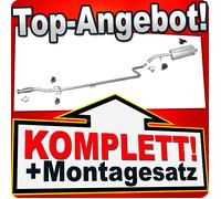 Auspuff für CITROEN C3 I 1.4 HDI Schrägheck / PLURIEL Cabrio 05-09 Auspuffanlage