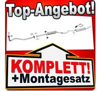 Auspuff für DAEWOO NEXIA 1.5 1.8 Stufenheck ohne KAT 95-99 +Rohr Auspuffanlage