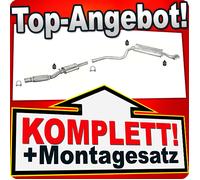 Auspuff für FIAT CINQUECENTO 1.1 Sporting 1994-1999 Auspuffanlage