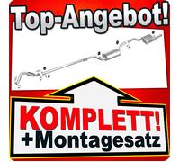 Auspuff für FORD FOCUS MK1 1.8 16V Kombi +Rohr Vorne Auspuffanlage
