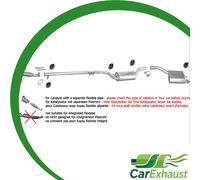 Auspuff für FORD FOCUS MK1 1.8 TDDi TDi Fließheck Rohr separat...