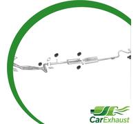 Auspuff für FORD TRANSIT 2.5 D D DI Motor-D25P LWB ohne Kat. 94-96...