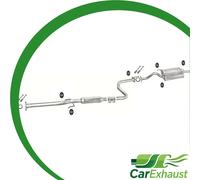 Auspuff für HONDA CIVIC V 1.5 Vtec Aerodeck Break 1998-2001 Schalldämpfer