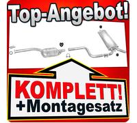 Auspuff für MERCEDES (S124) 200T 200TE 200TD 230TE 250TD Kombi Auspuffanlage