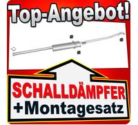 Auspuff für MERCEDES VANEO 1.6 1.9 mit E-Prüfzeichen Auspuffanlage