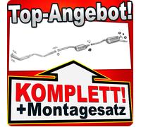 Auspuff für MERCEDES (W124) 200E 230E Stufenheck 09.1988-1992 Auspuffanlage
