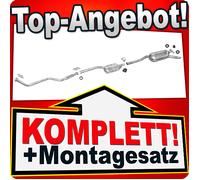 Auspuff für MERCEDES (W124) 250D Stufenheck ohne KAT 1985-1993 Auspuffanlage