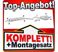 Auspuff für OPEL ASTRA G 2.0 Di DTi CC Schrägheck 1998-2004 Auspuffanlage