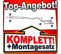 Auspuff für OPEL CORSA C 1.7 CDTI für mit DPF 2003-2006 Auspuffanlage