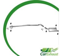 Auspuff für OPEL CORSA C 1.7 CDTI für ohne FAP 2003-2012 Schalldämpfer