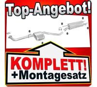 Auspuff für OPEL OMEGA B 2.0 2.2 DTI 2.5 TD Stufenheck Auspuffanlage