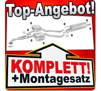 Auspuff für OPEL OMEGA B 2.2 Kombi Caravan Auspuffanlage