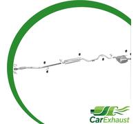 Auspuff für OPEL VECTRA C 1.6 1.8 Fließheck Limousine 2002-2005 Schalldämpfer