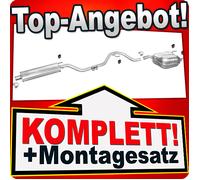 Auspuff für OPEL VECTRA C 1.6 1.8 Schrägheck Stufenheck Auspuffanlage