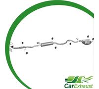 Auspuff für OPEL VECTRA C 2.2 16V + Rohr Auspuffanlage