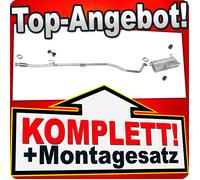Auspuff für PEUGEOT 206 1.4 HDI Kombi SW Auspuffanlage