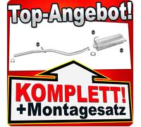 Auspuff für PEUGEOT 206 1.9 D Schrägheck Auspuffanlage
