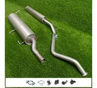 Auspuff für PEUGEOT 307 CC 2.0 136PS Cabrio 2003-2005 Schalldämpfer