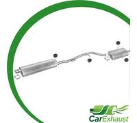 Auspuff für PEUGEOT 406 2.0 Coupe Limousine 05.2000-2004 Schalldämpfer