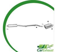 Auspuff für PEUGEOT 406 2.0 HDI 110PS Limousine 05.2000-2004 Schalldämpfer