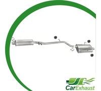 Auspuff für PEUGEOT 406 2.0 HDI 110PS Limousine 1998-2000 Schalldämpfer