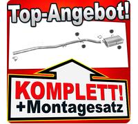 Auspuff für PEUGEOT 406 2.0 HDI 90PS Stufenheck Auspuffanlage