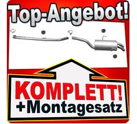 Auspuff für PEUGEOT 807 2.2 HDI 128PS Auspuffanlage