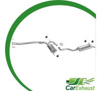 Auspuff für RENAULT 19 R19 1.4 1.7 1.9 D Fließheck mit Kat. Schalldämpfer