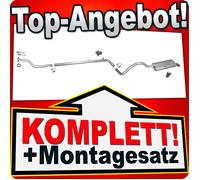 Auspuff für RENAULT GRAND SCENIC II 1.5 DCI 105PS ohne DPF +Rohr Auspuffanlage