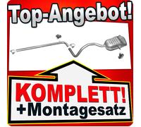Auspuff für RENAULT MEGANE II 1.9 Dci auch CC Auspuffanlage