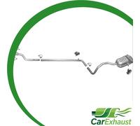 Auspuff für RENAULT MEGANE II & SCENIC II 1.9 DCI 131PS ohne DPF Schalldämpfer