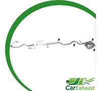 Auspuff für SAAB 9-3 1.9 TD für PKW mit DPF Schalldämpfer