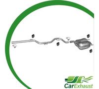 Auspuff für SAAB 9-3 1.9TiD Limousine, Cabrio, Kombi mit DPF Schalldämpfer