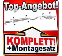 Auspuff für SAAB 9-5 I 2.0 2.3 T Turbo 2000-2010 +Rohr Auspuffanlage