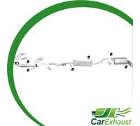 Auspuff für SEAT ALHAMBRA I 1.9 TDI 90PS 2000-2010 +Rohr Auspuffanlage