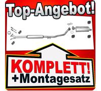 Auspuff für SUZUKI SWIFT III 1.3 1.5 16V 1.3 DDIS Schrägheck Auspuffanlage