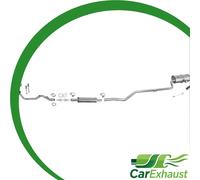 Auspuff für TOYOTA COROLLA Compact (E11) 1.3/1.4 86PS 3-Tür Rohr
