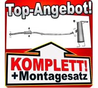 Auspuff für TOYOTA RAV 4 II 2.0 VVTI 5-Türen LWB 2000-2003 Auspuffanlage
