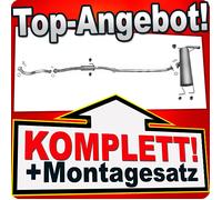 Auspuff für TOYOTA RAV 4 II 2.0 VVTI 5-Türen LWB 2000-2003 +Rohr Auspuffanlage