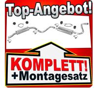 Auspuff für VOLVO 740 940 2.0 2.3 1987-1997 mit E-Prüfzeichen Auspuffanlage