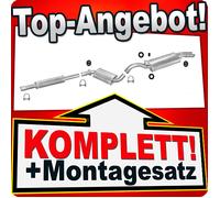 Auspuff für VW GOLF 2 II 1.8 GTI 8V mit Vorschalldämpfer Auspuffanlage