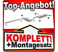 Auspuff für VW GOLF 2 II 1.8 mit KAT 1987-1989 Auspuffanlage